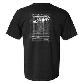86 the Hype Black Tee